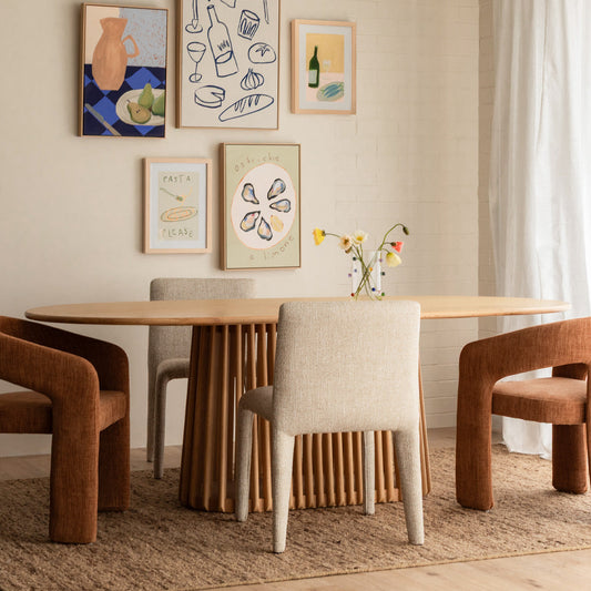 Casablanca Oval Dining Table (220cm)