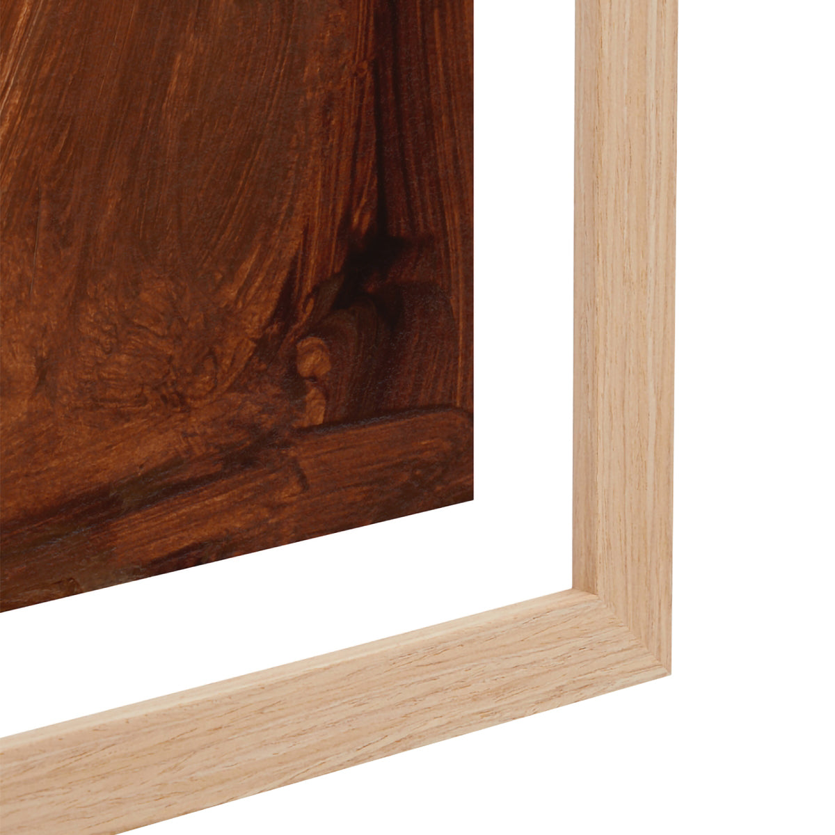 Abstract Tabletop Orange 1 Art Print