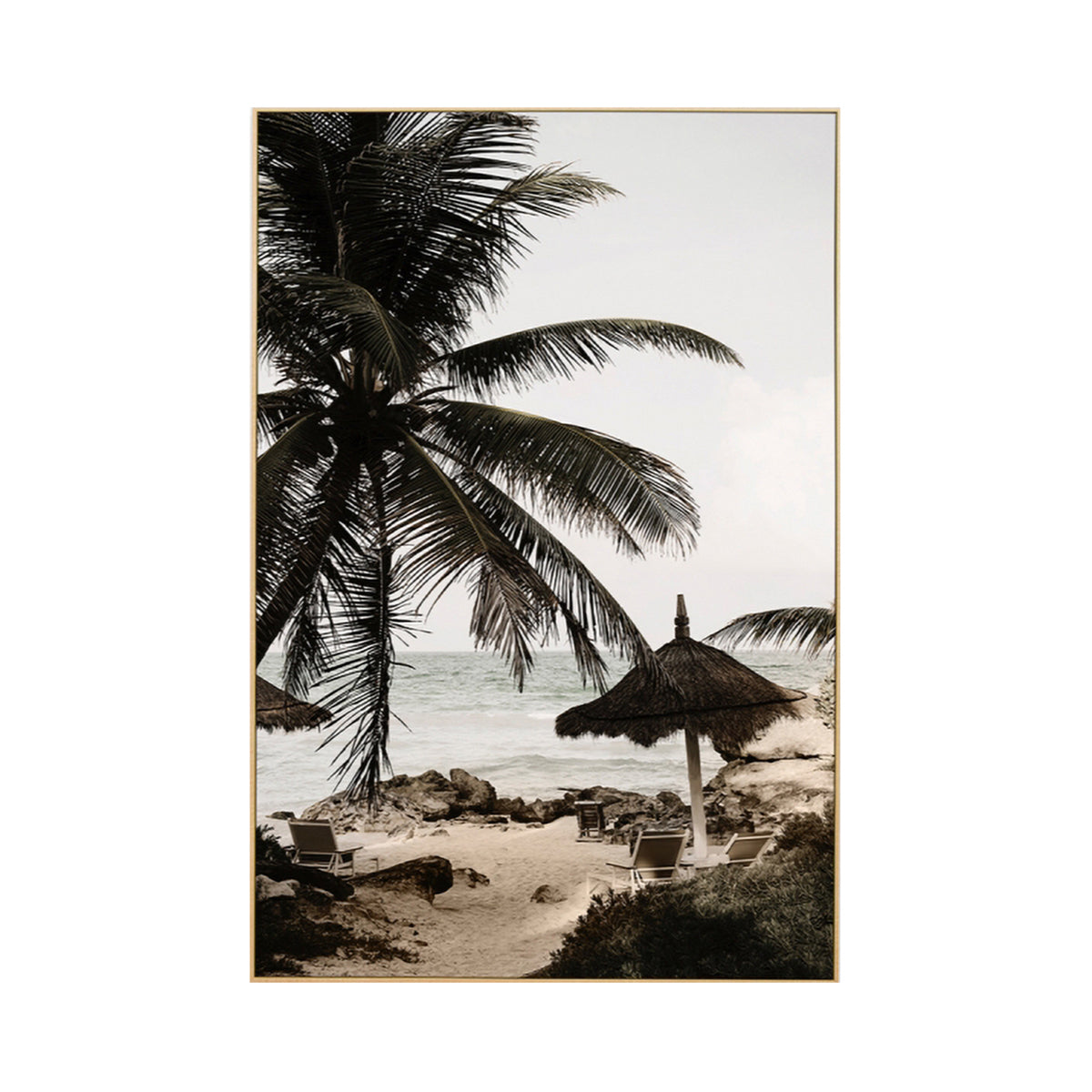 Caribbean Haven Portrait Art Print