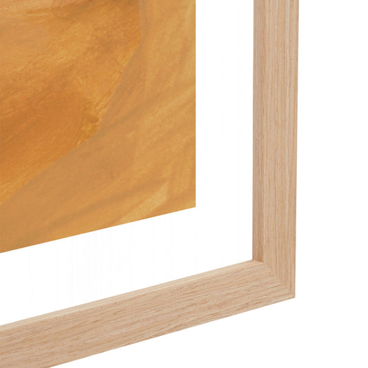 Dancing Shoes Mustard Portrait Art Print