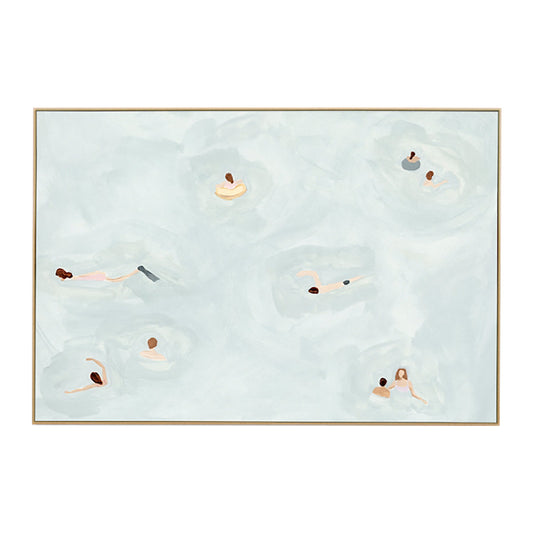 Summer Swim Landscape Art Print