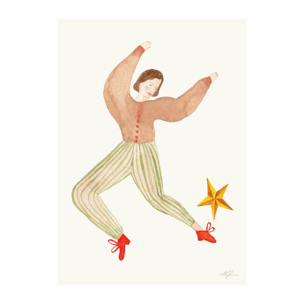 Soccer Star Art Print