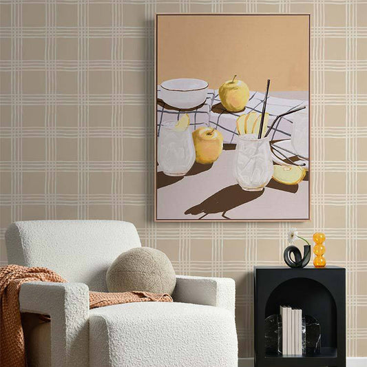 Apple Juice Portrait Art Print