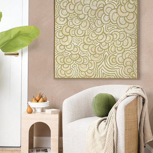 Lukarrara Jukurrpa Gold Art Print