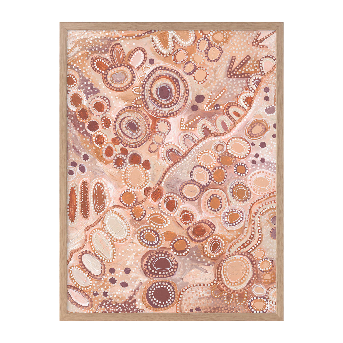 Ngu-Nha Warm Neutral Portrait Art Print