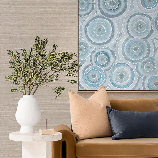 Nirrangi ll Light Blue Portrait Art Print