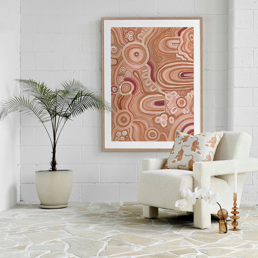 People, Place, Community Portrait Art Print