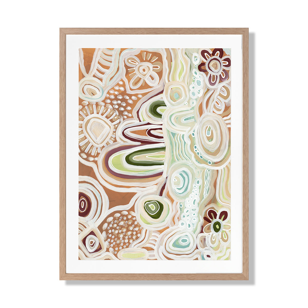 River Country Portrait Art Print