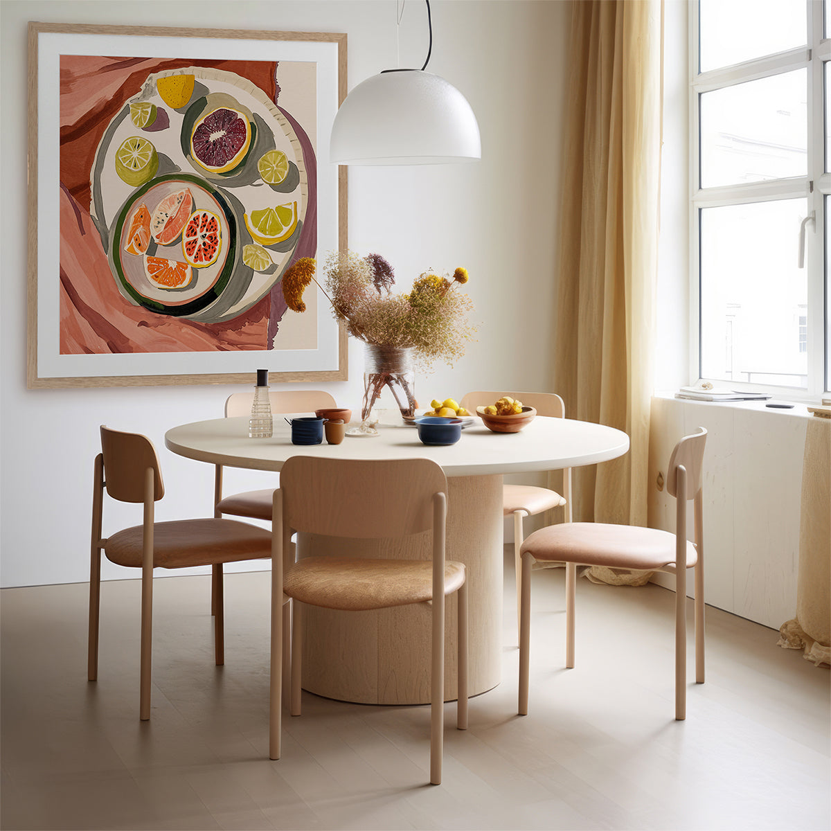 Sun-Soaked Fruit Art Print