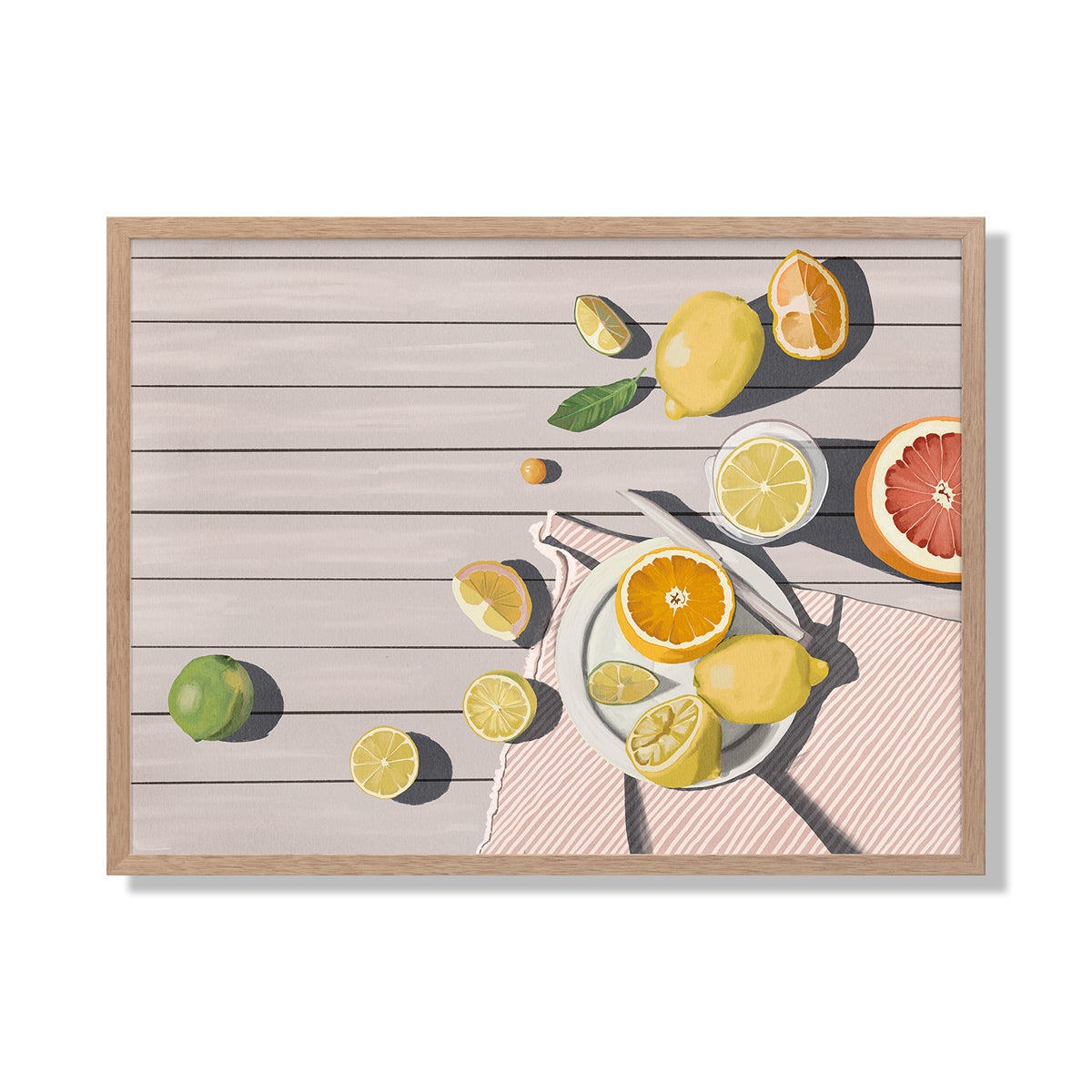 Summer Slice Landscape Art Print