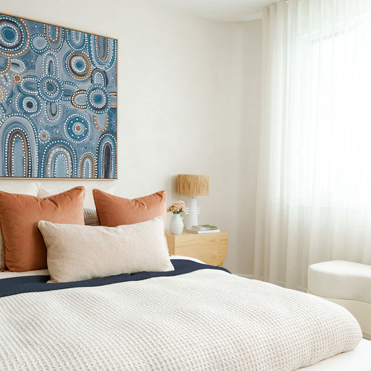 Yinaagang Blue Landscape Art Print