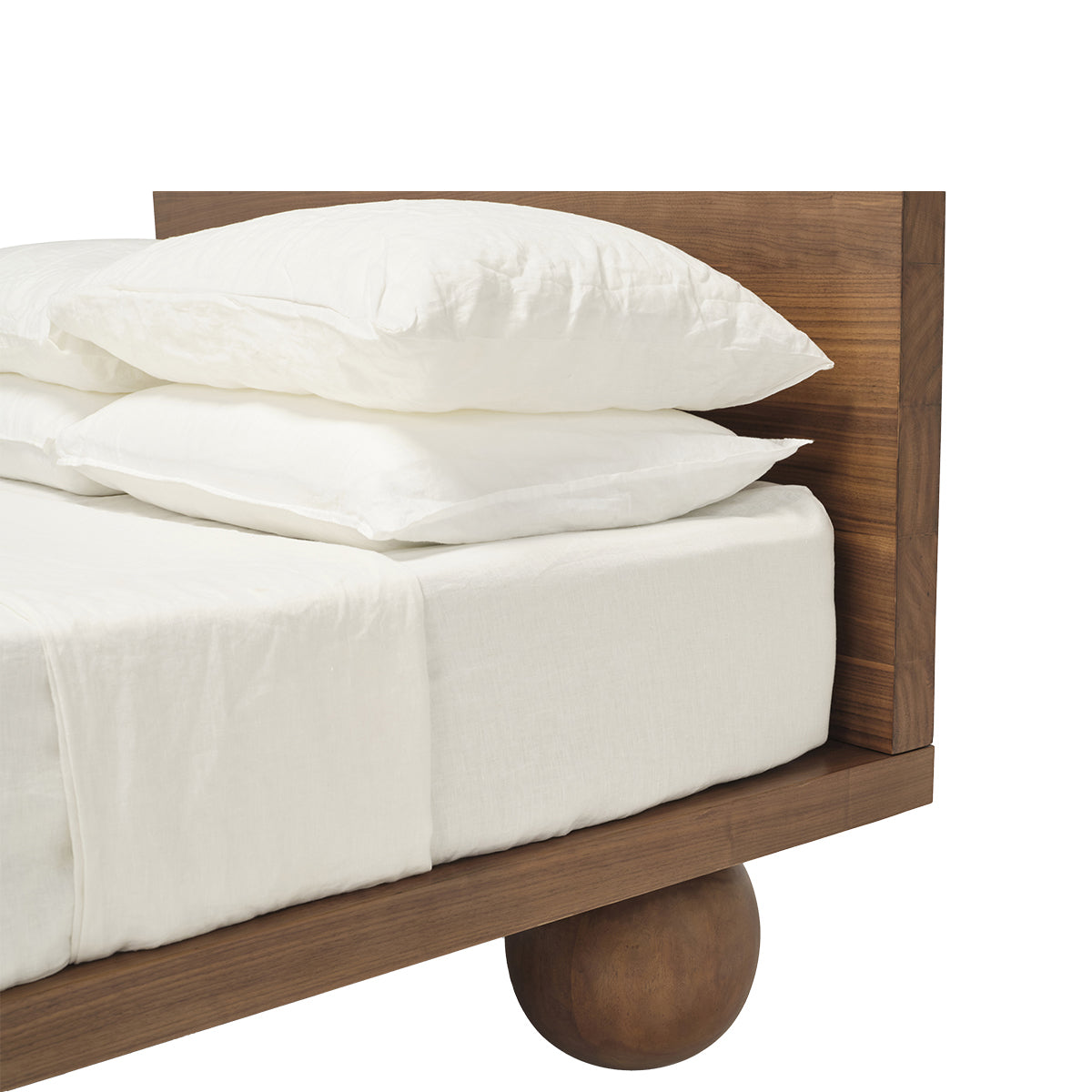 Yoko King Bed (Walnut Natural)