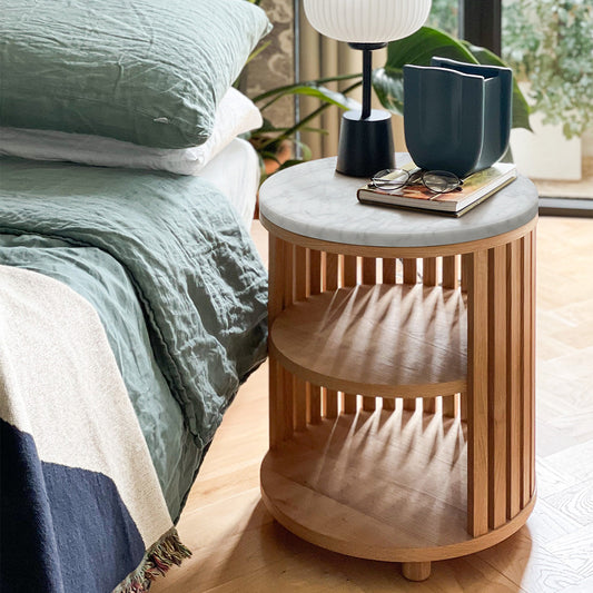 Atlanta Marble Bedside Table