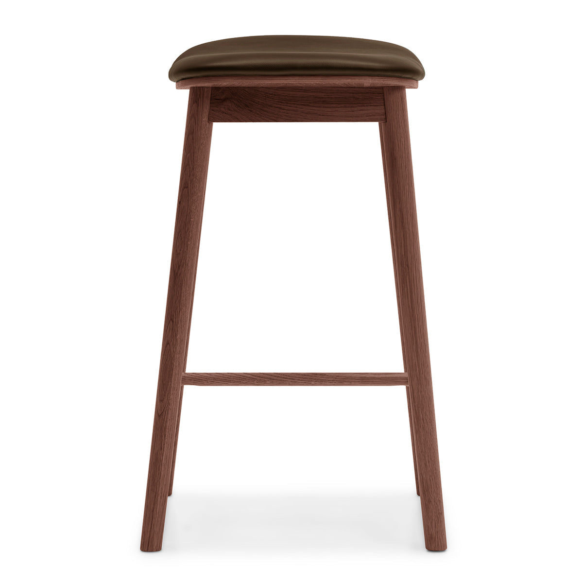 Lando Leather Backless Bar Stool