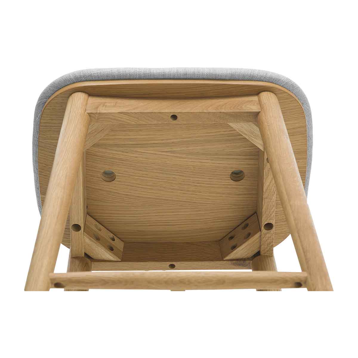 Lando Fabric Backless Bar Stool