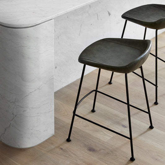 Turner Leatherette Bar Stool (66cm)