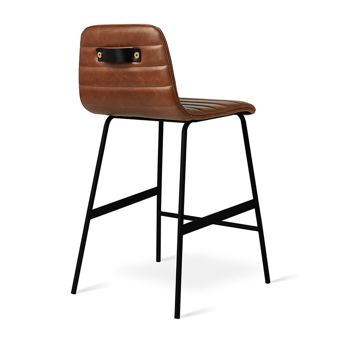Lecture Leather Bar Stool