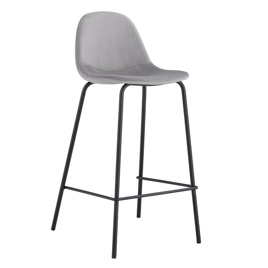 Luca Velvet Bar Stool (Set of 2)