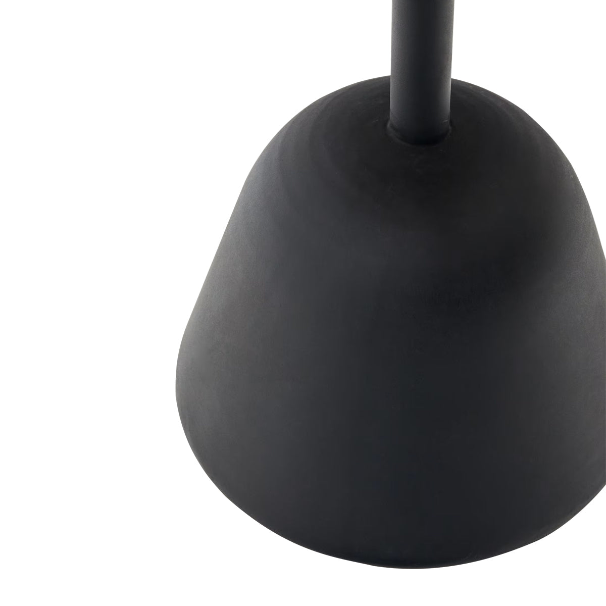 Saura Round Outdoor High Bar Table (Black, Natural Acacia)