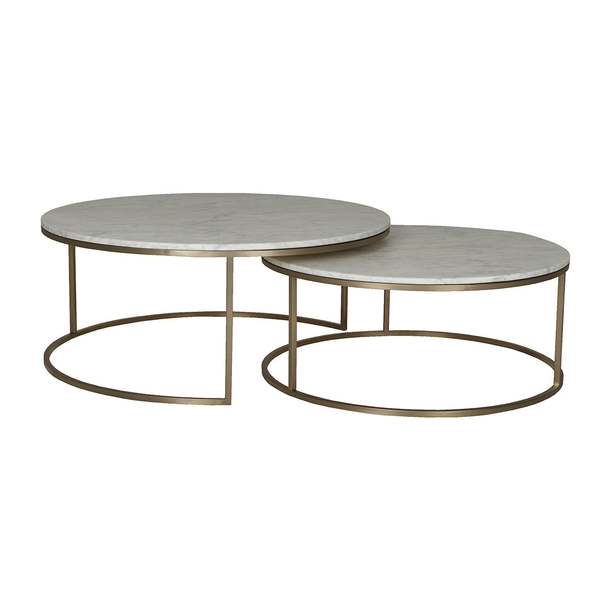Elle Round Marble Nest Coffee Table