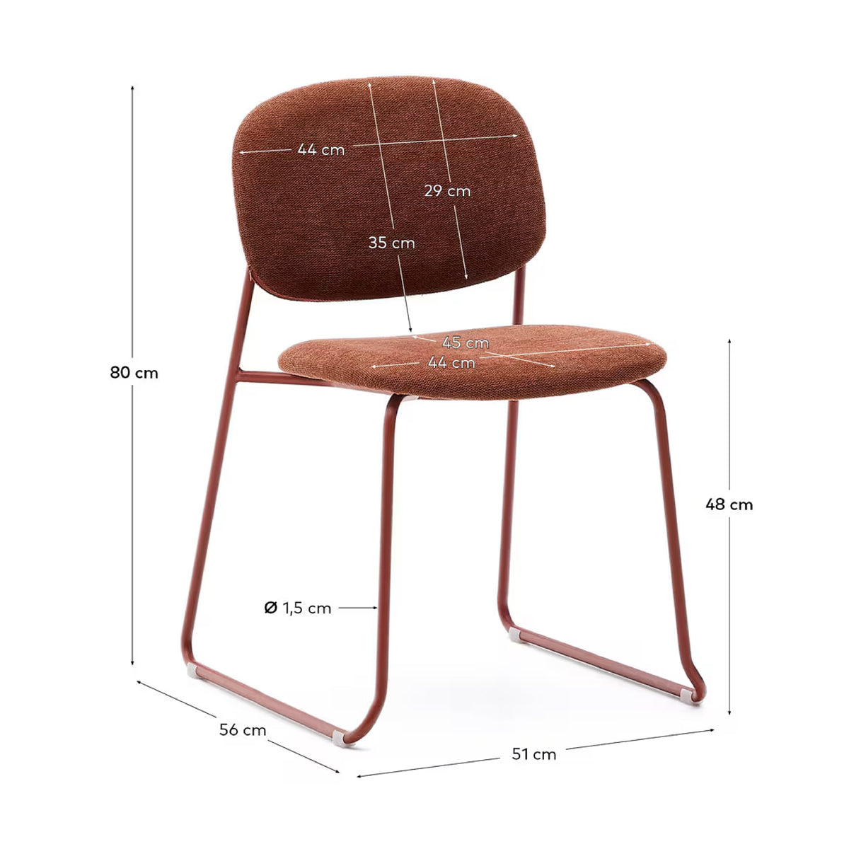 Meli Stackable Dining Chair