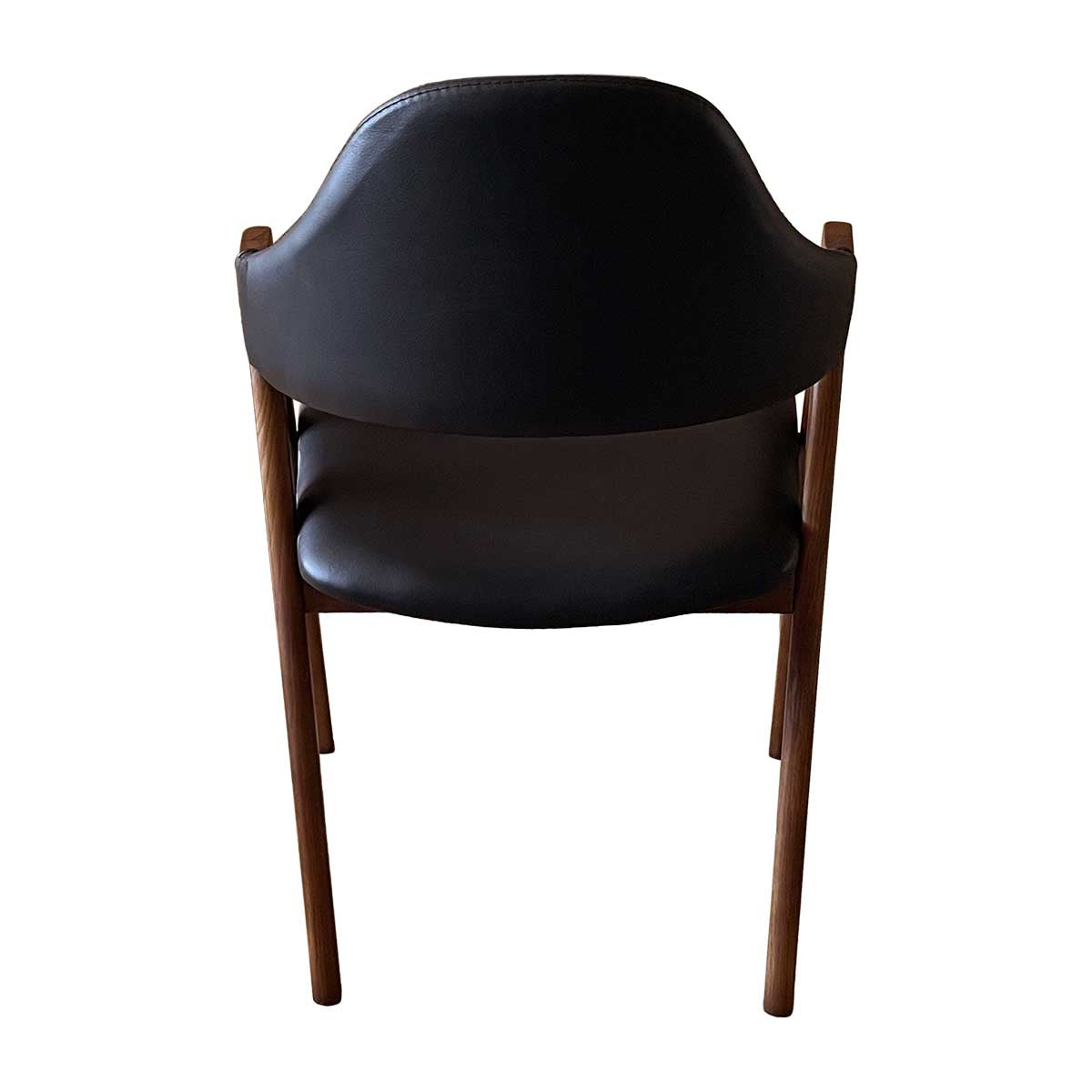 Sergio Leather Dining Chair (Walnut)