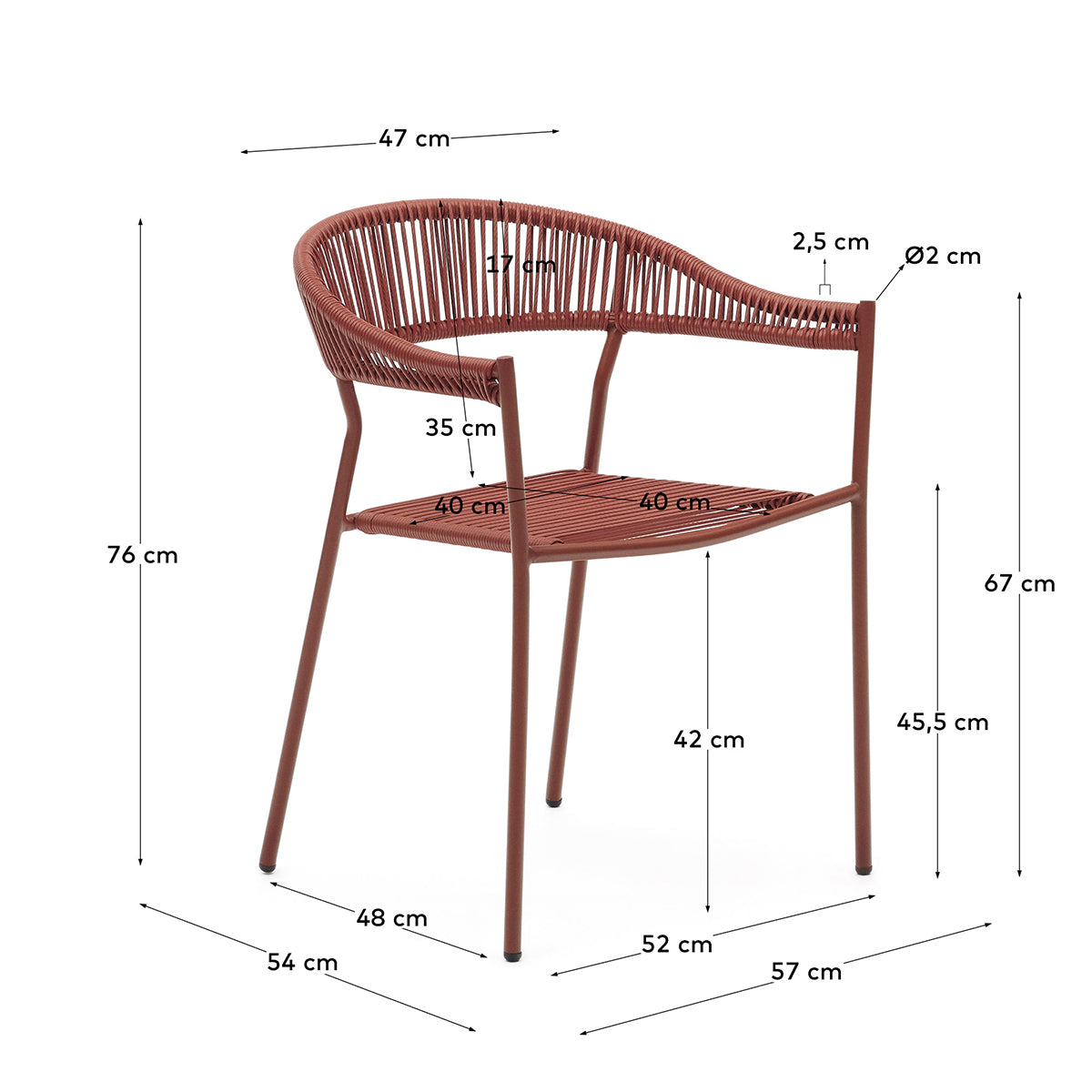 Futadera Outdoor Dining Chair
