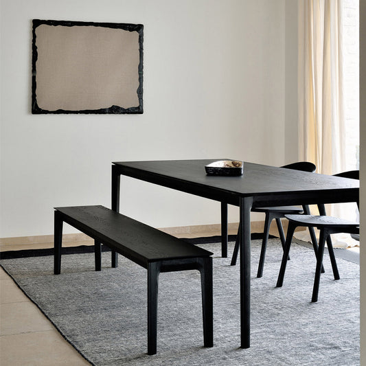 Bok Dining Table (Black Oak, 180cm)