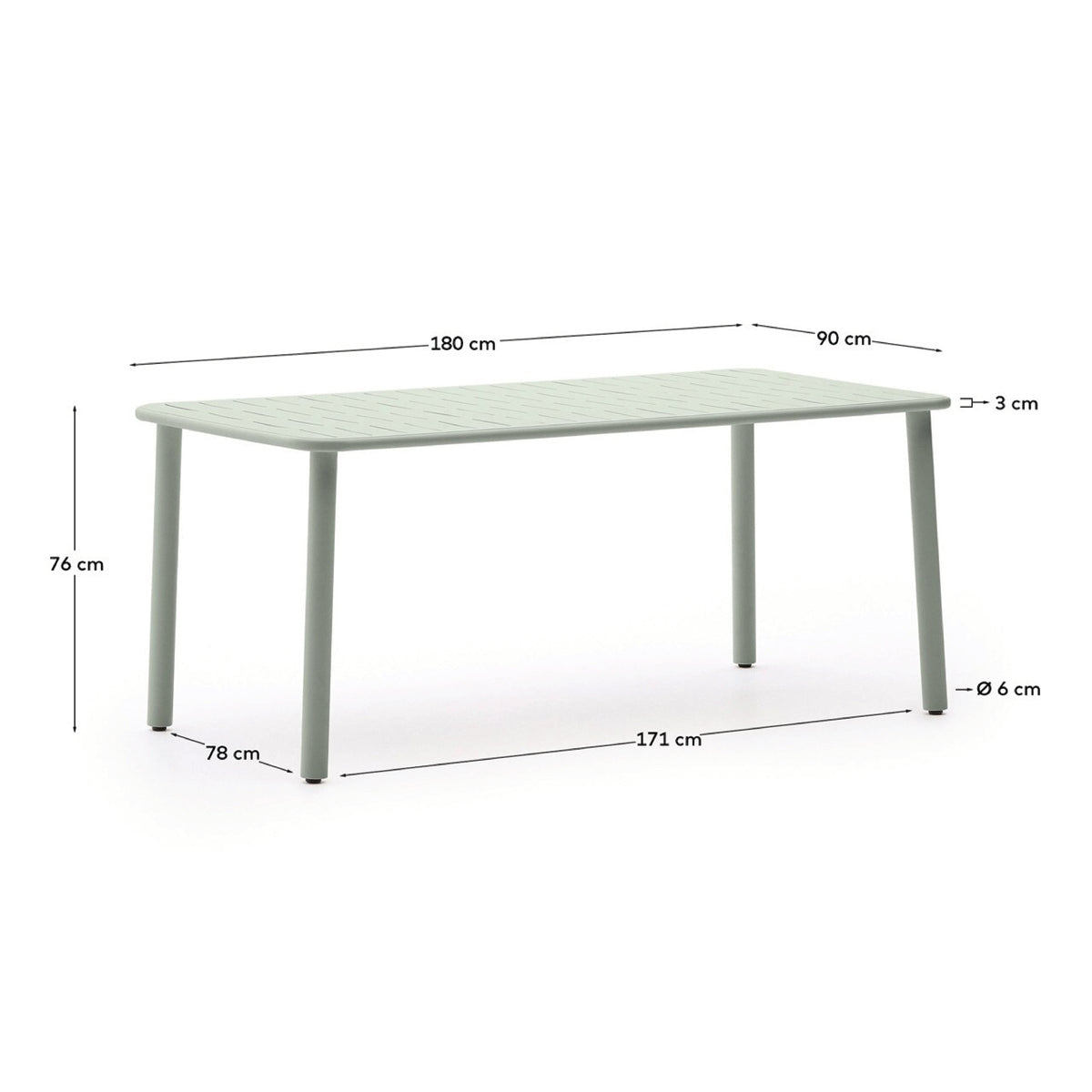 Brai Outdoor Dining Table (180cm)