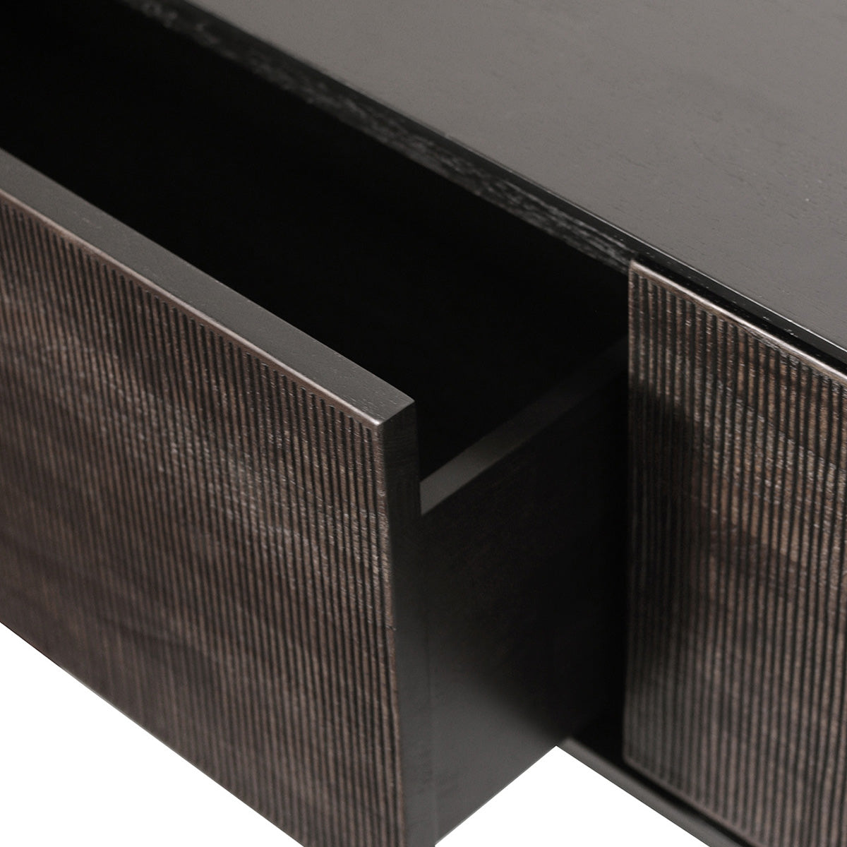 Grooves 1 Flip-down Door & 1 Drawer TV Unit