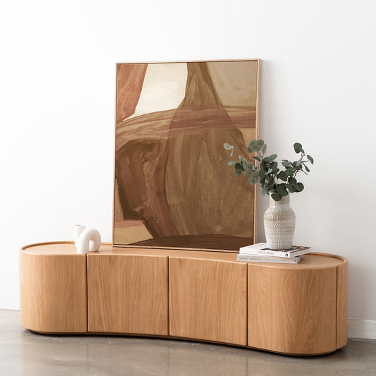 Malakai Curved Entertainment Unit