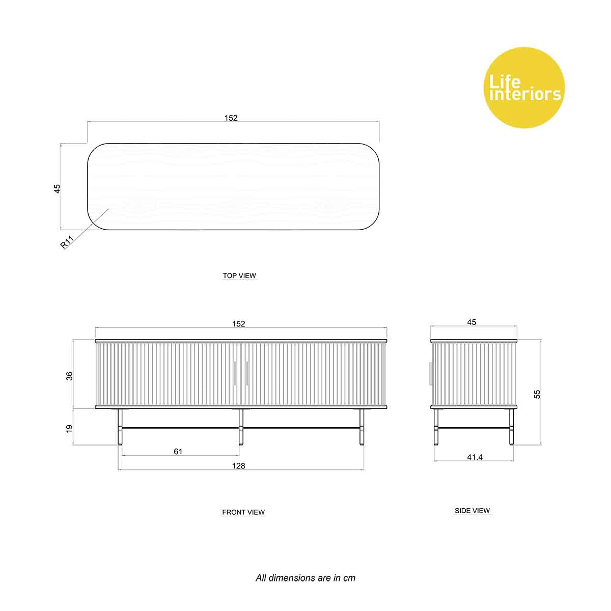 Ipanema TV Unit (Medium)
