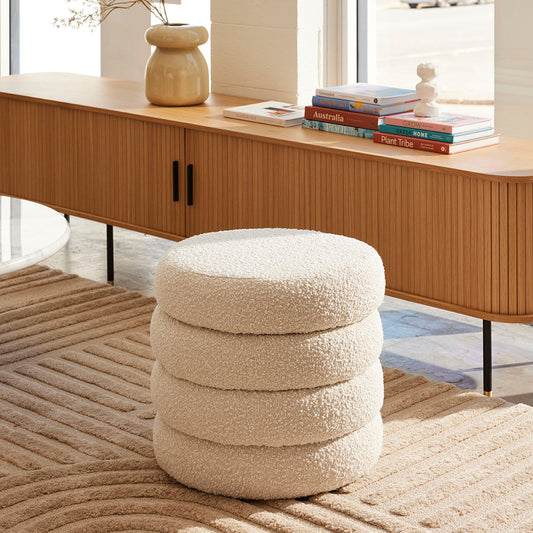 Mecca Round Storage Ottoman