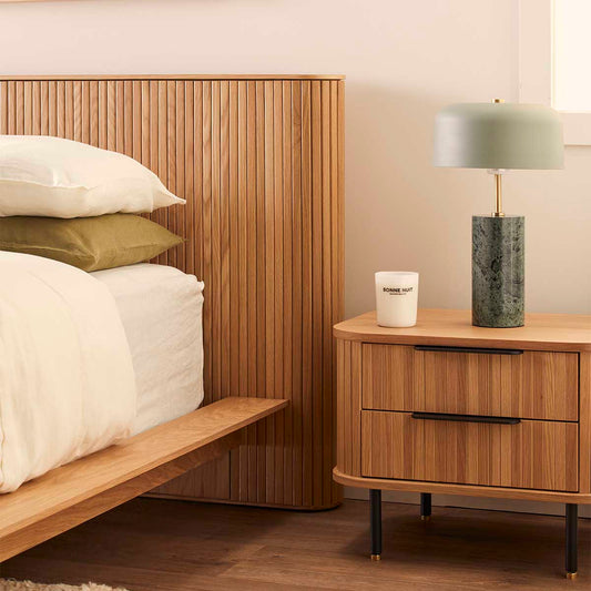 Rio Bedside Table (2 Drawer)