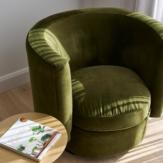 Arena Velvet Occasional Chair
