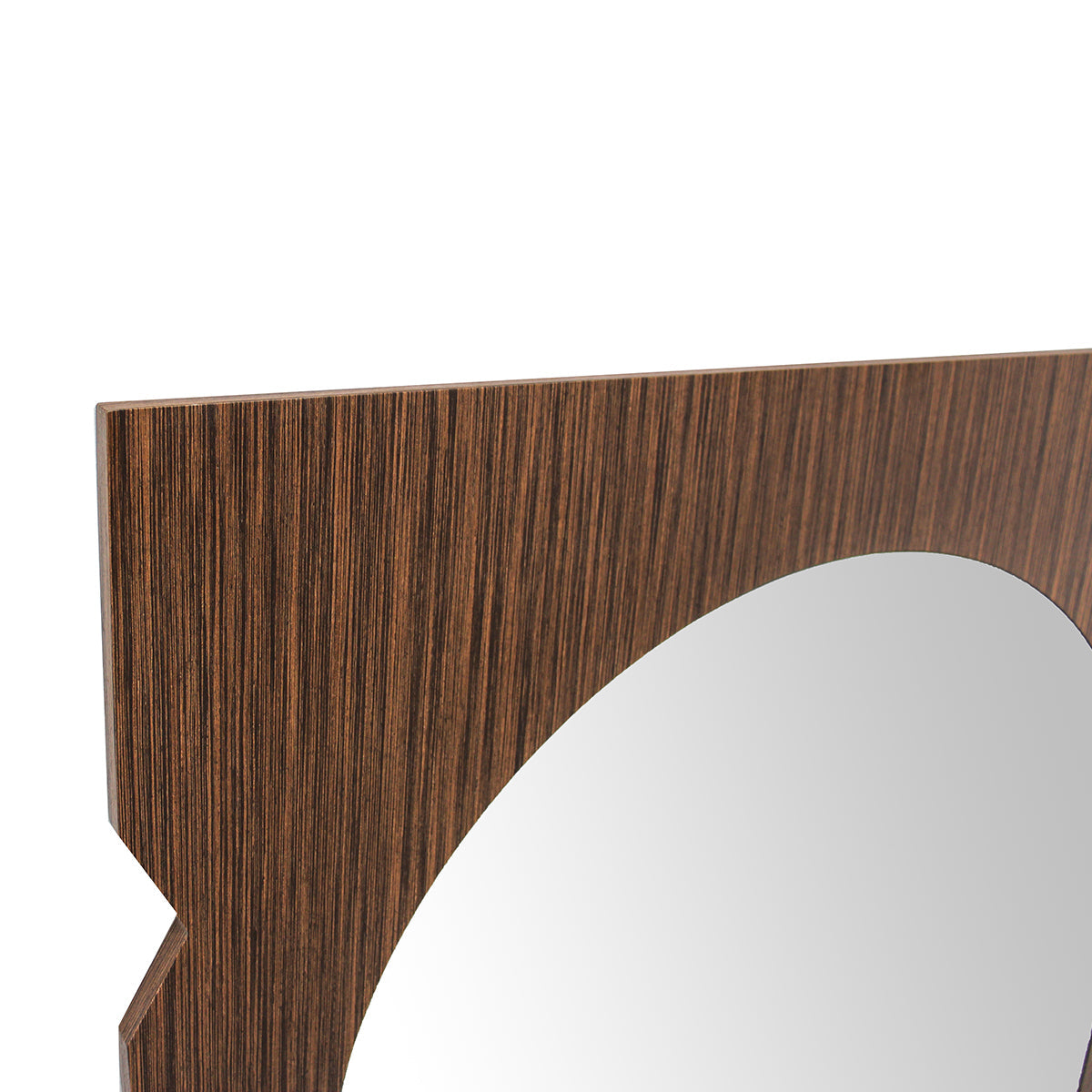 Azzurra Walnut Wall Mirror