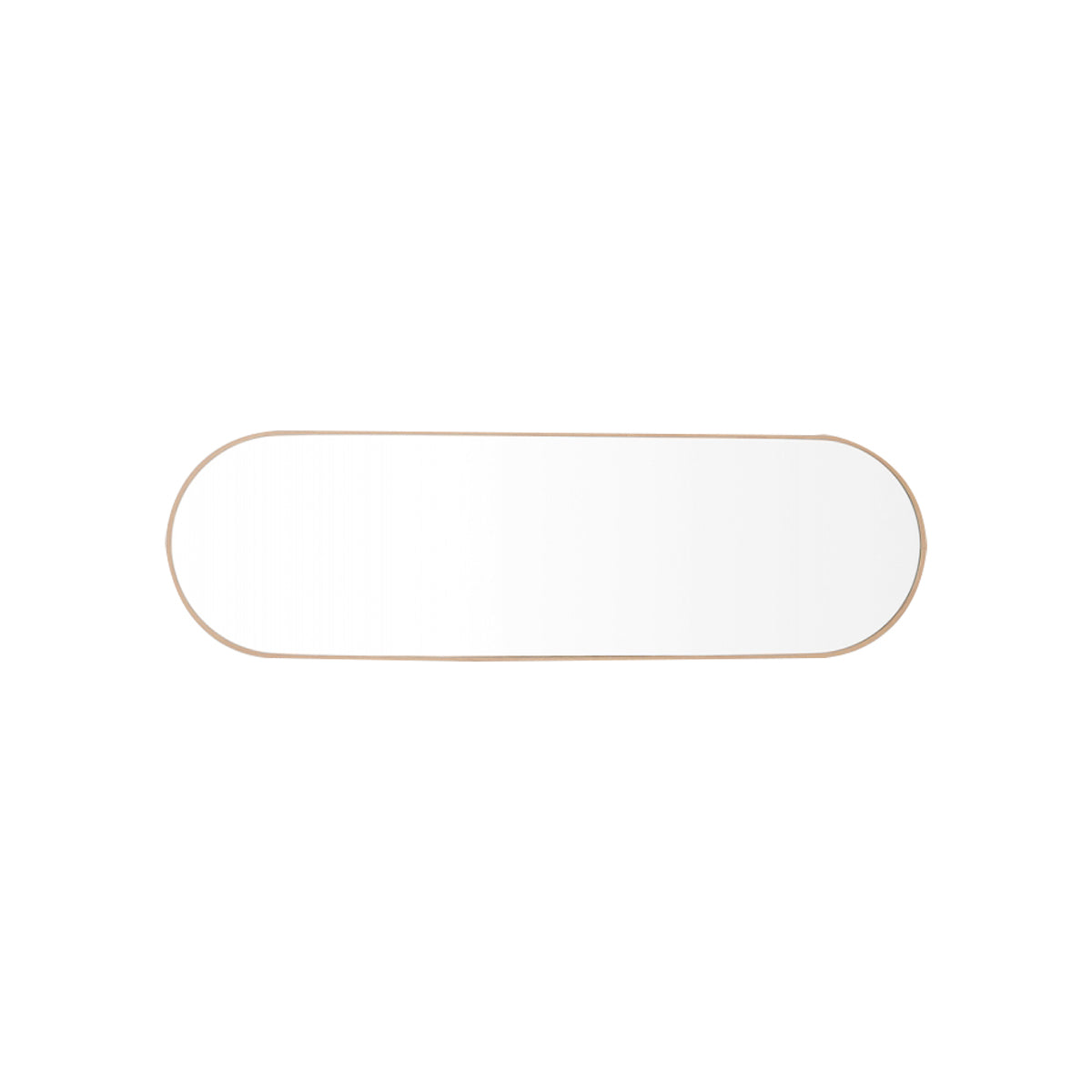 Simplicity Oval Mirror (Oak)
