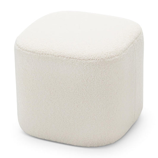 Ayla Boucle Square Ottoman