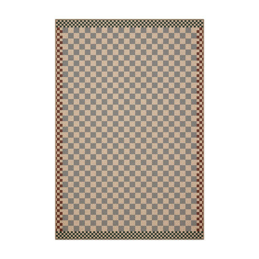 Checkered New Jute Rug