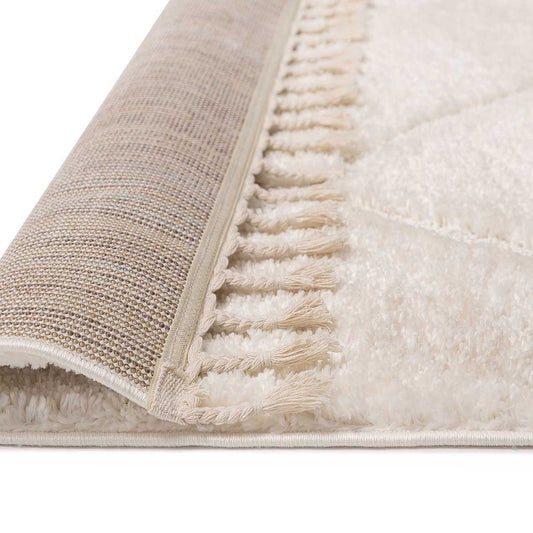 Calypso Textured Tribal Tassel Rug