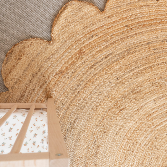 Celeste Scalloped Jute Round Rug