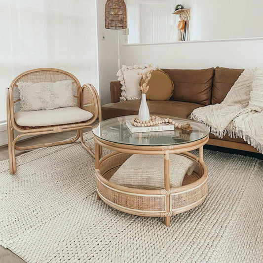 Fleur Braided and Looped Rug