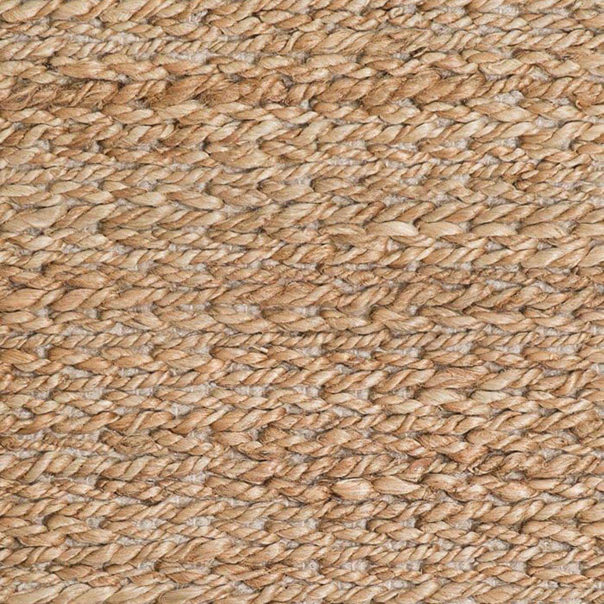 Indigo Braided Jute Runner Rug