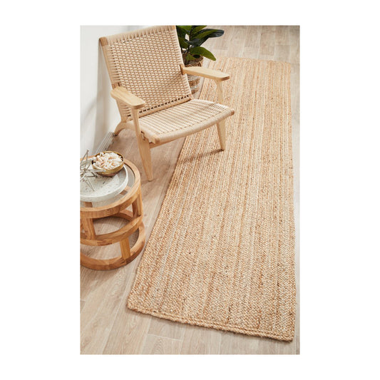 Bondi Rectangle Runner Rug (Natural)