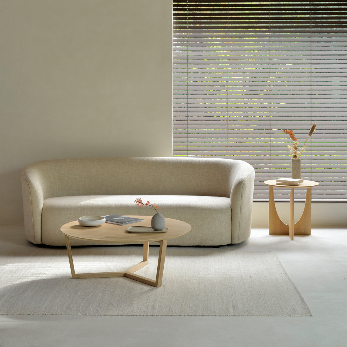 Ellipse 3 Seater Fabric Sofa