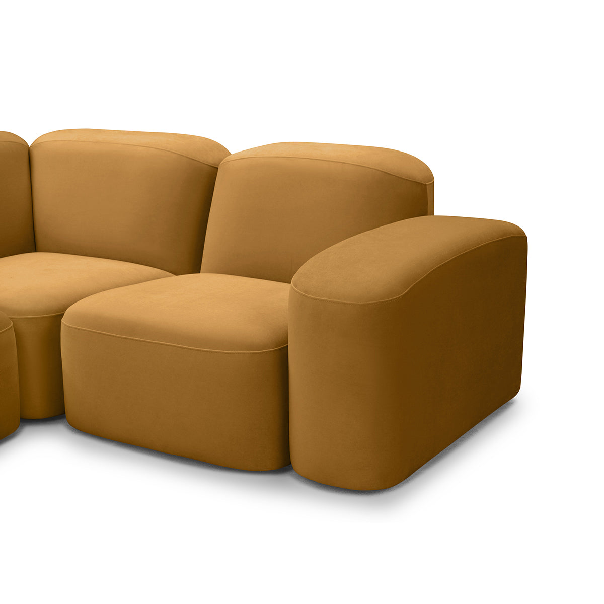 Muse 5 Piece LAF Chaise Modular Sofa