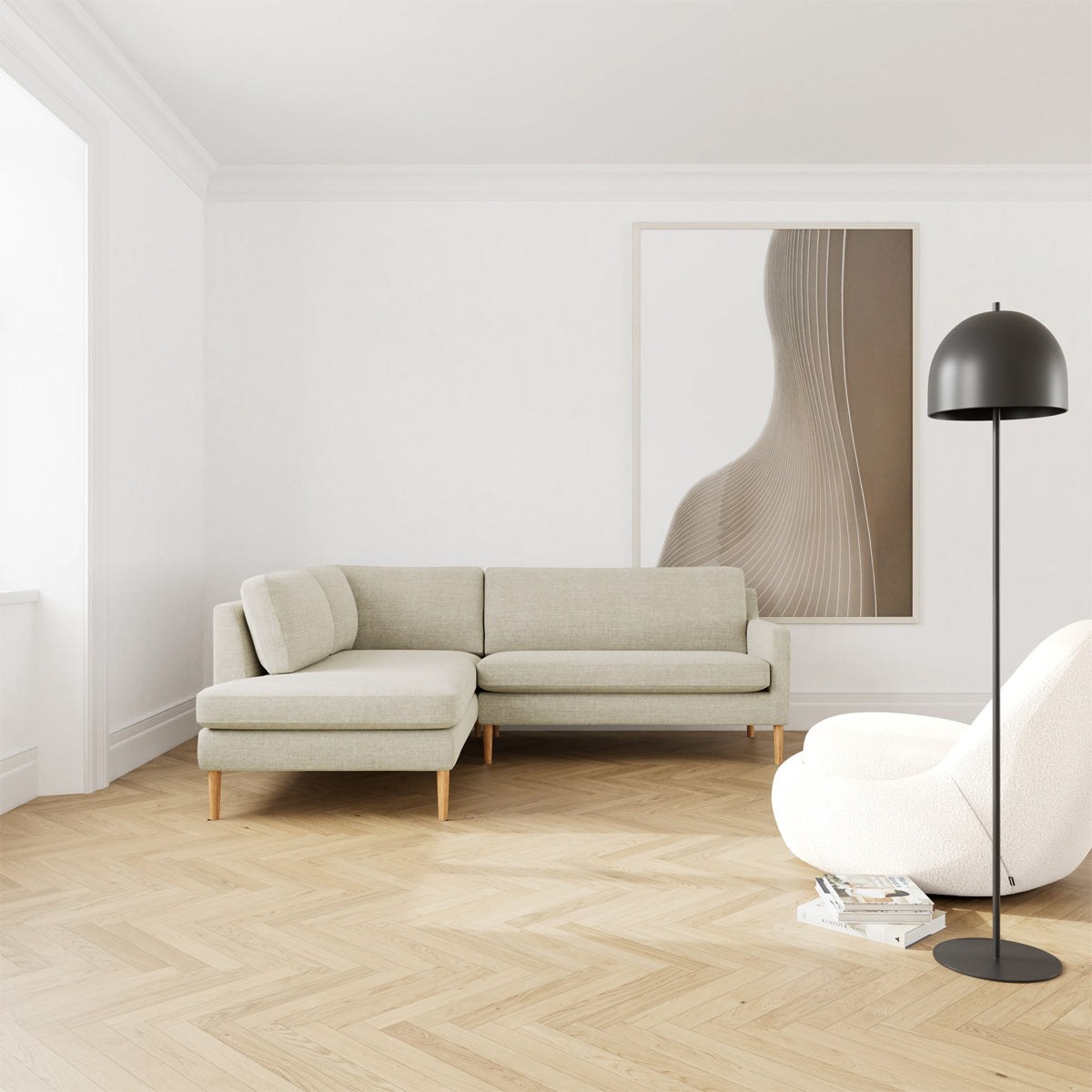 Astha Left Corner Sofa