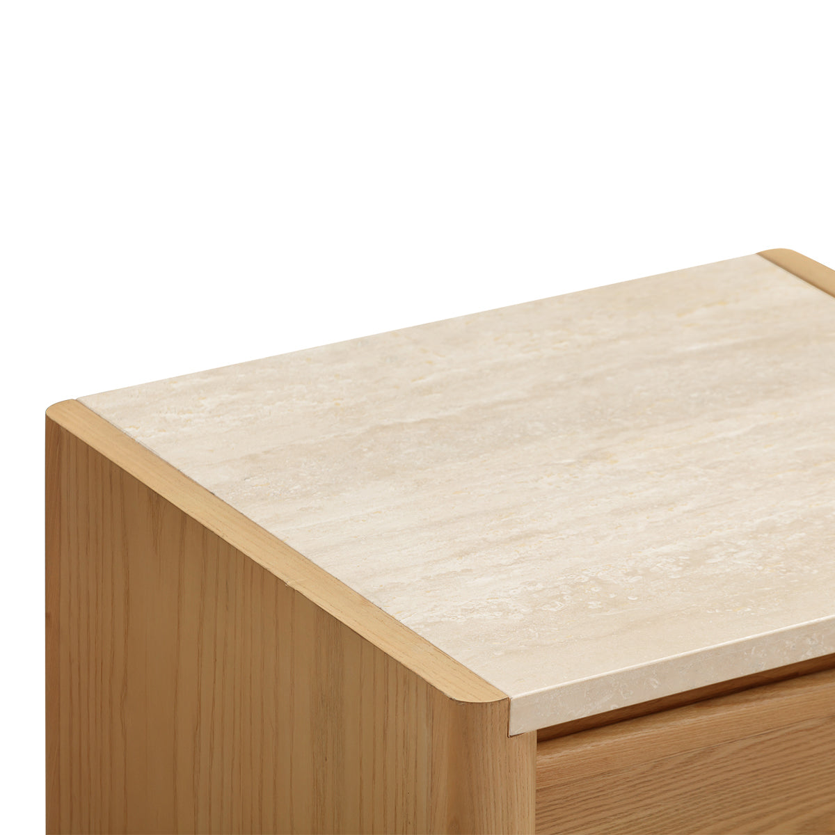 Trivoli Travertine Bedside Table