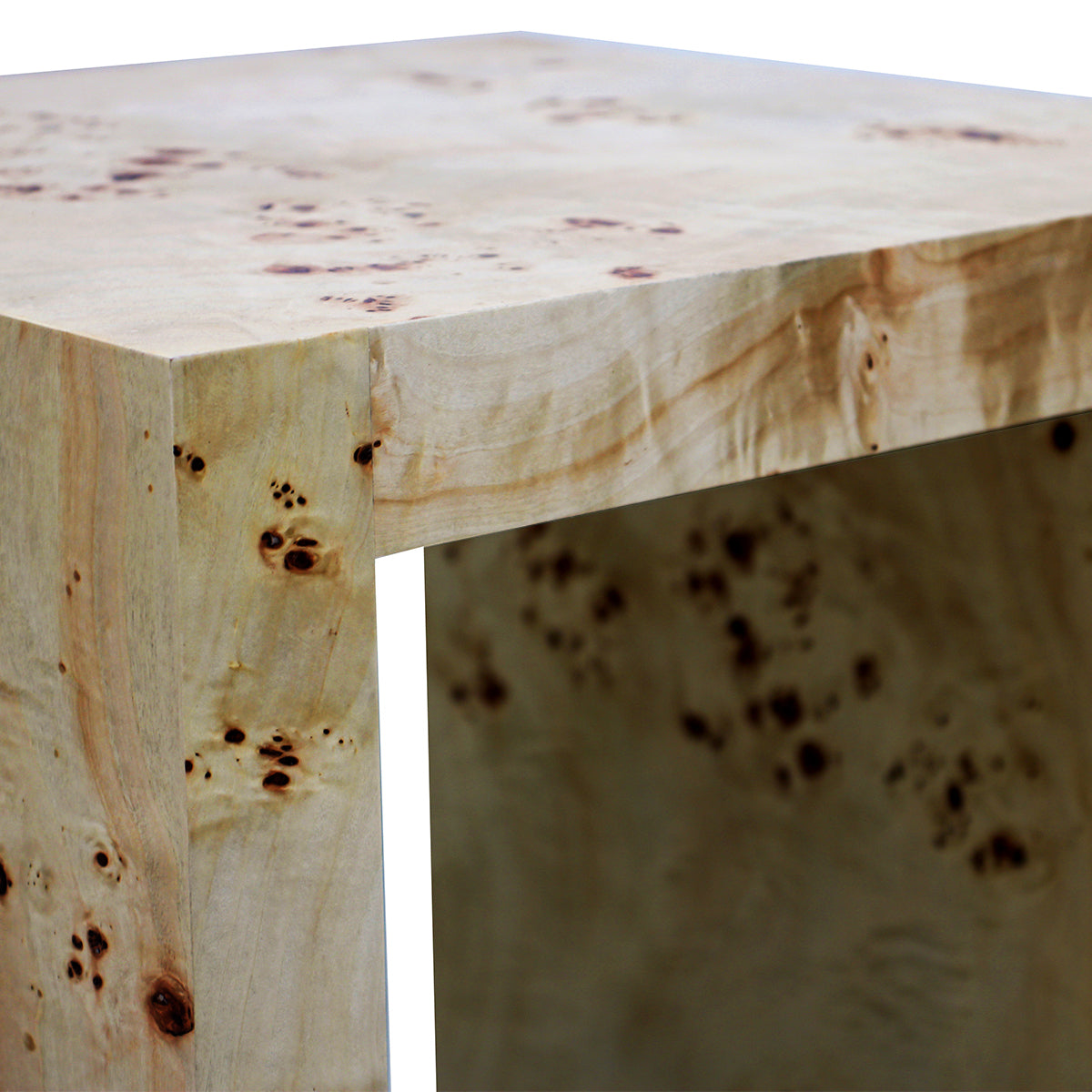Valentina Burlwood Side Table