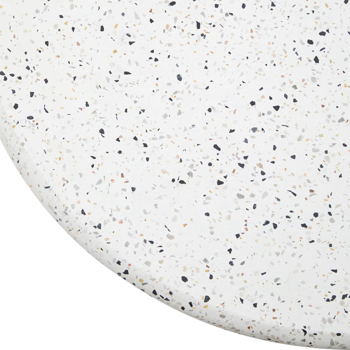 Saura Round Outdoor Dining Table (White, 70cm)